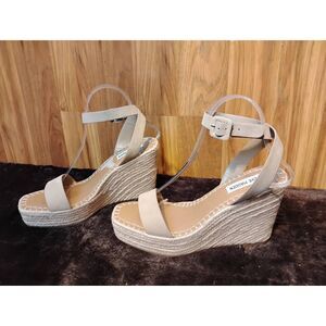 Steve Madden hemp line platform wedge sandals